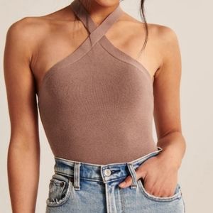 Halter thong bodysuit